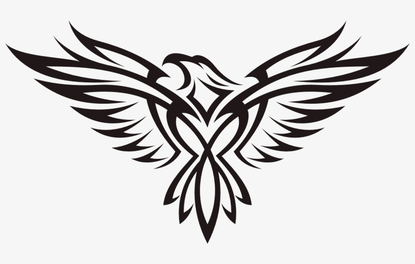 Tattoo Eagle Hawk Falcon PNG 500x500px Tattoo Beak Bird Black And  White Eagle Download Free