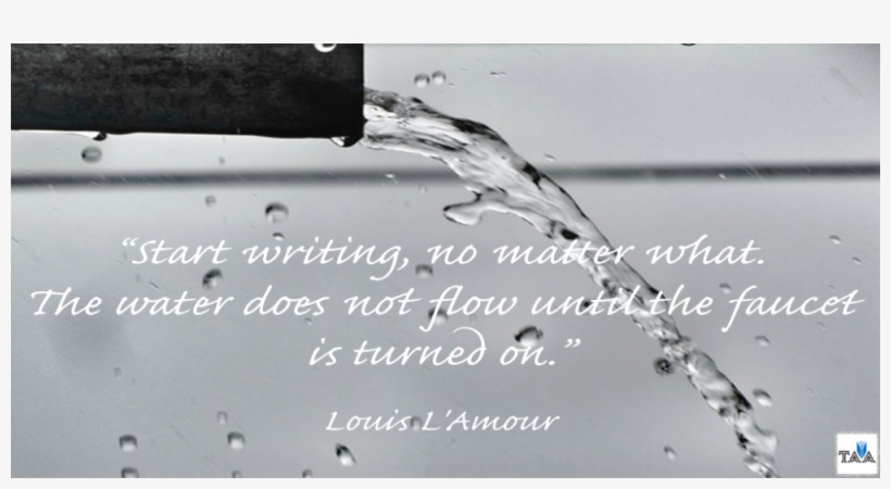 Louis L'amour 'start Writing, No Matter What - Frases De Louis L Amour, transparent png #2511318