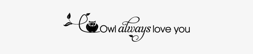 Owl Always Love You Wall Decal - Owl Always Love You Png, transparent png #2511947