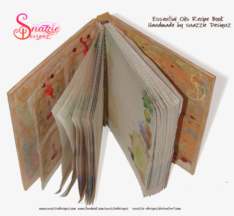 Handmade Case Bound Essential Oils Book Journal By - Book, transparent png #2511970