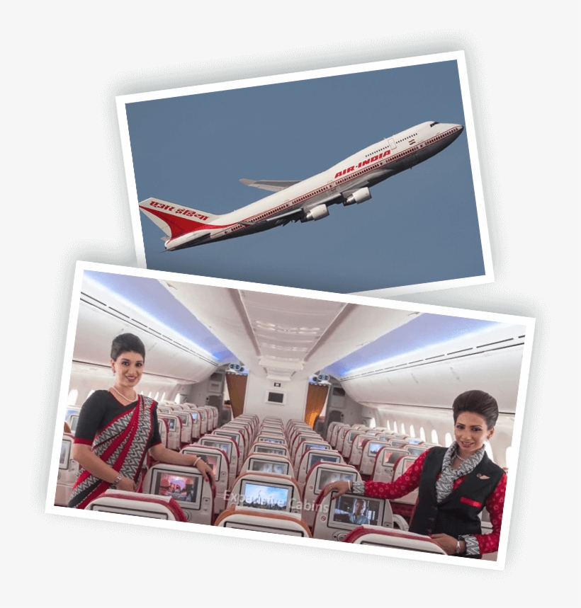 Now That Air India Is Part Of The Star Alliance, Travellers - Air India 747, transparent png #2512053