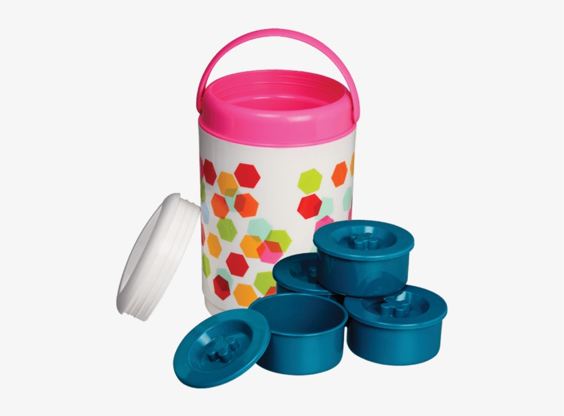 Tiffin Box 4 Bowel - Tiffin Box Png, transparent png #2512144