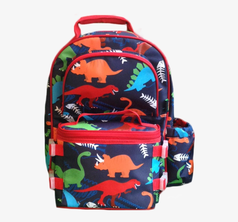 Backpack/lunchbox Combo Dino For Boys - Boys School Bags With Lunch ...