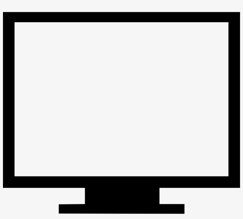 Computer Monitor Screen Laptop Comments - Tv Screen Icon Png, transparent png #2512642