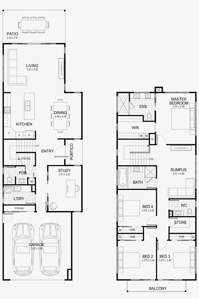 Floor Plan - House, transparent png #2512766