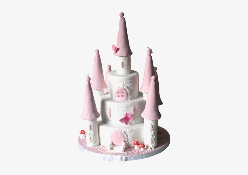Also Around The Birthday Girls Castle Princess Castle - Princess Birthday Cake Png, transparent png #2512771