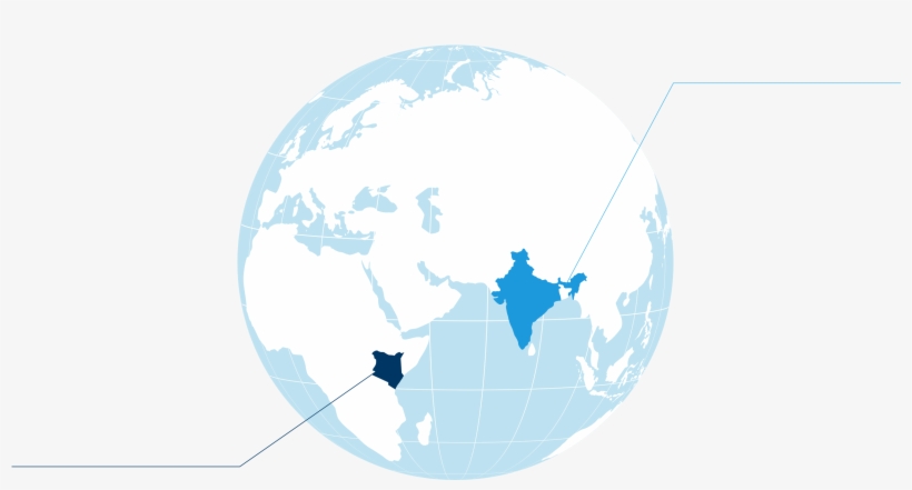 India - World Globe 3d, transparent png #2513529