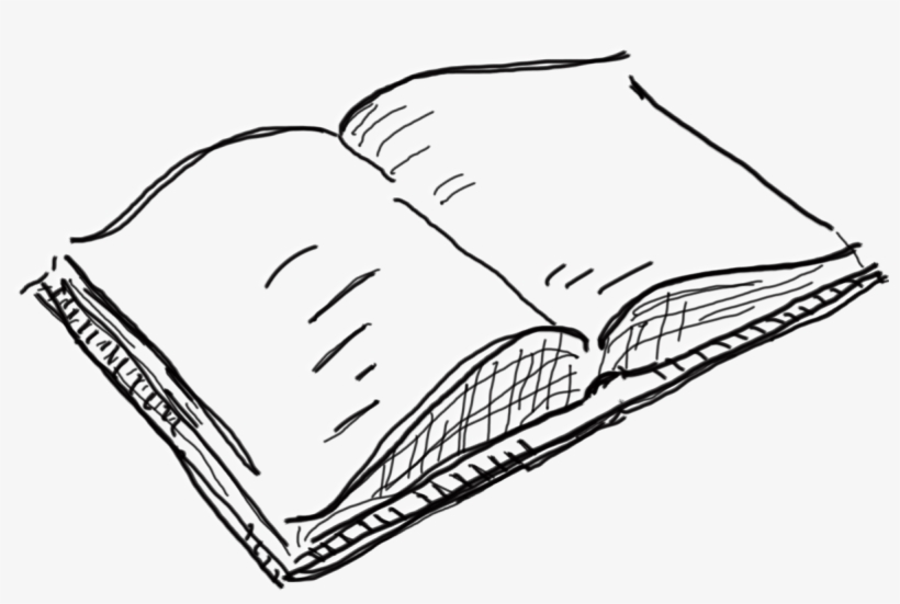 Open Book Drawing Png, transparent png #2513602