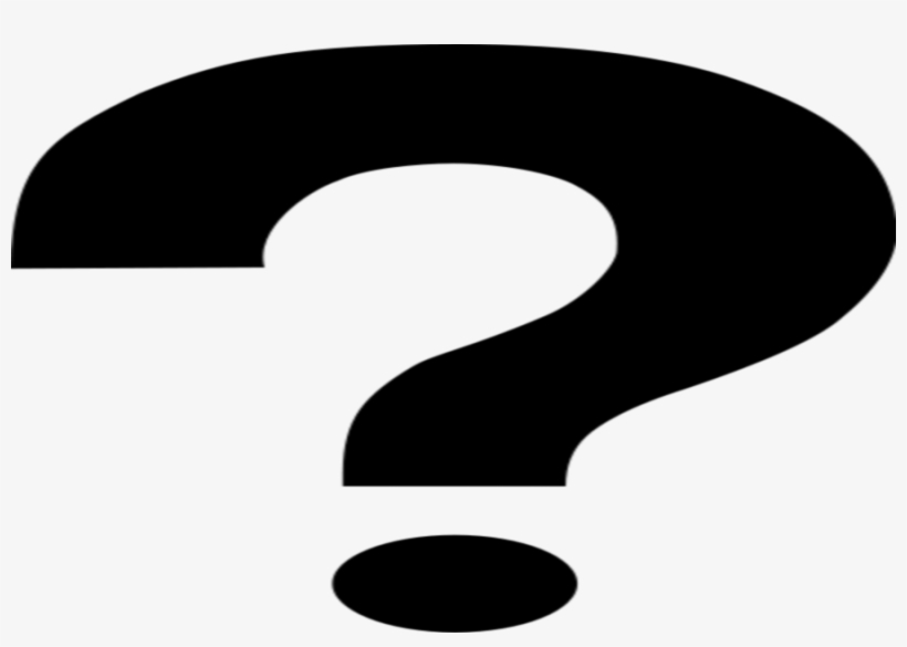 Sending The Wrong Message - Question Mark Black Png, transparent png #2514422