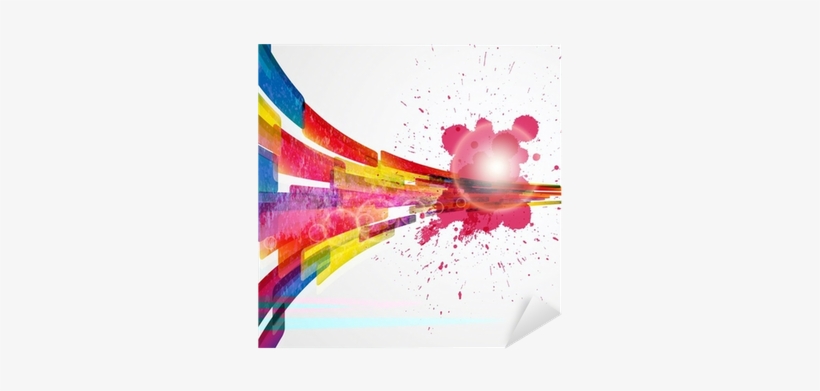 Abstract Background Forming By Watercolor Paint Splashes - Studiamo Con Sprint. Sussidiario Delle Discipline., transparent png #2514454