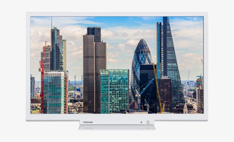 24" Toshiba Hd Ready Tv Front - London, transparent png #2514677