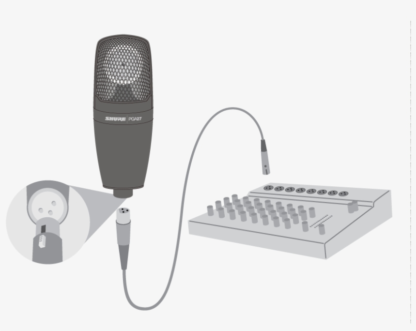 When Connecting To A Mixer, Use Only Balanced, Microphone-level - Electronics, transparent png #2515101