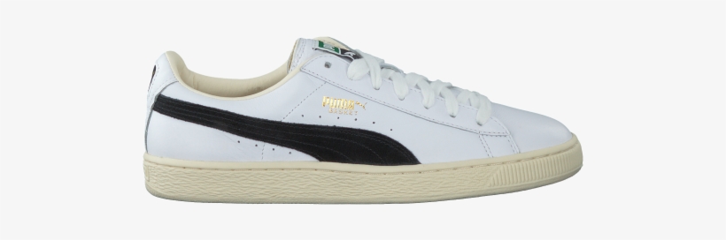 Puma White Puma Sneakers Basket Classic B&w Hot Sale - Puma, transparent png #2515129