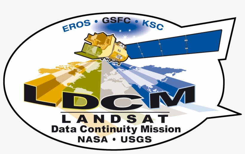 Landsat 8 Ldcm Mission Patch - Landsat 8 Logo, transparent png #2515727