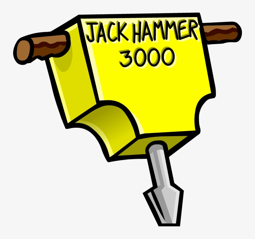 Mission 4 Sport Shop Jackhammer - Jackhammer Transparent, transparent png #2515822
