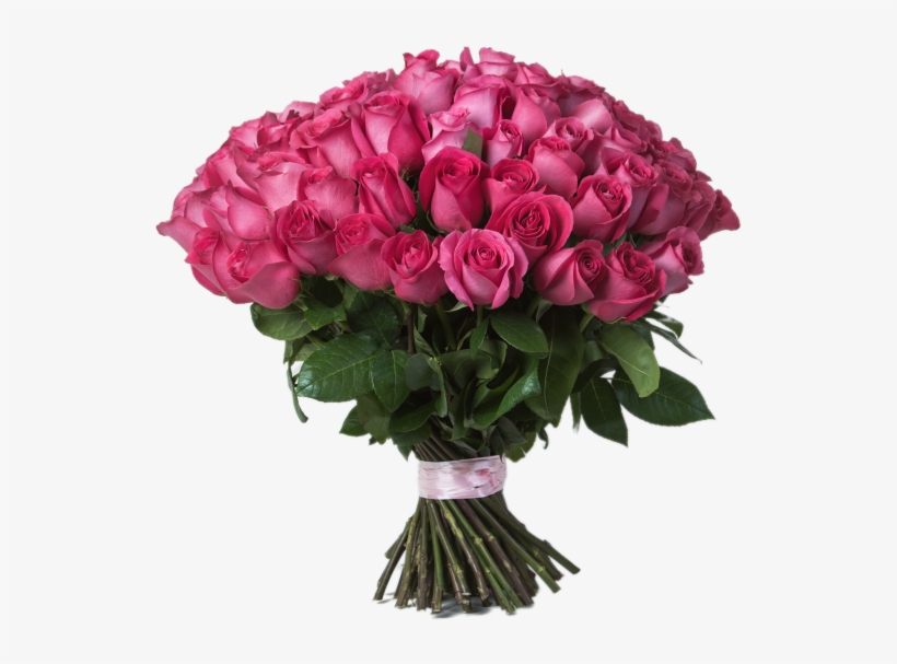 Pink Rose Bouquet - Garden Roses, transparent png #2516514