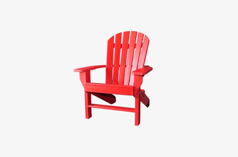 Seaside Adirondack Chair - Red Adirondack Chair Transparent, transparent png #2516537