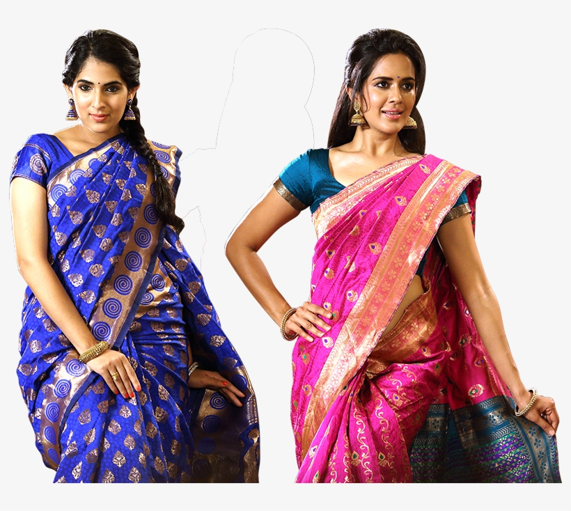 Gopuram 2 Jari Jacquard Cotton Silk Saree Collections, transparent png #2517169