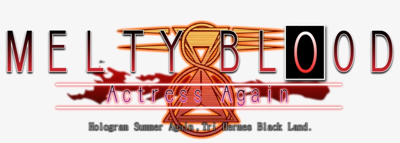 Melty Blood - Melty Blood Actress Again Logo, transparent png #2517543