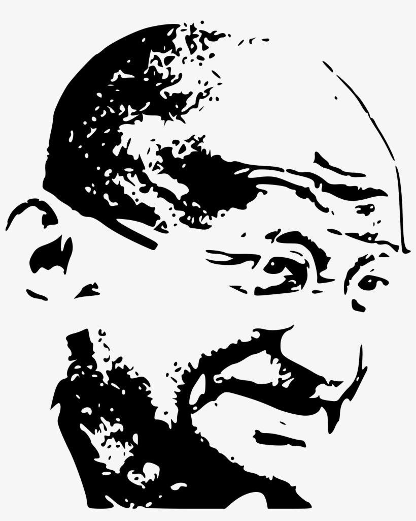 Org/image/800px/svg To Png/3797/ - Mahatma Gandhi Clipart Png, transparent png #2517632