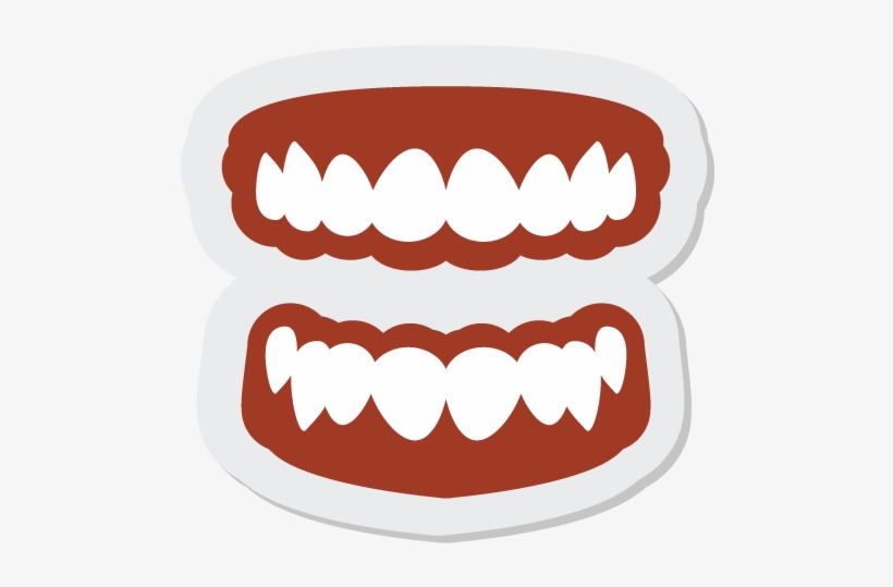 Teeth Clipart False Tooth - Complete Denture Icon, transparent png #2517973