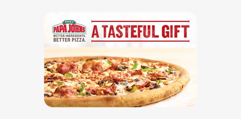 Papa John's Pizza Gift Cards - Papa Johns Gift Card (email Delivery), transparent png #2518385