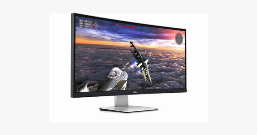 Dell U3415w Monitor - Dell U3415w 34" Ultrasharp Curved Monitor Wqhd (3440x1440), transparent png #2518918