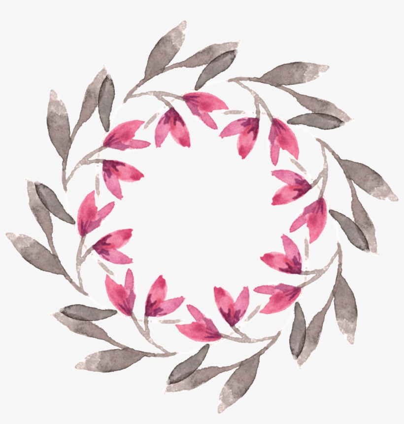 Beautiful Green Leaf Hd Garland Png - Baby Name Watercolor, transparent png #2519169