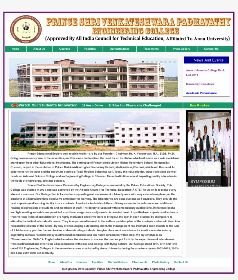 Prince Shri Venkateshwara Padmavathy Engineering College - Plaza De San Marcos, transparent png #2519456