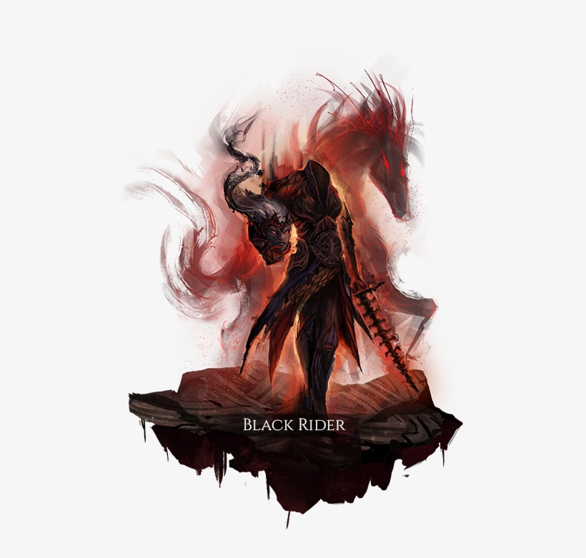 Black Rider - Illustration, transparent png #2519647