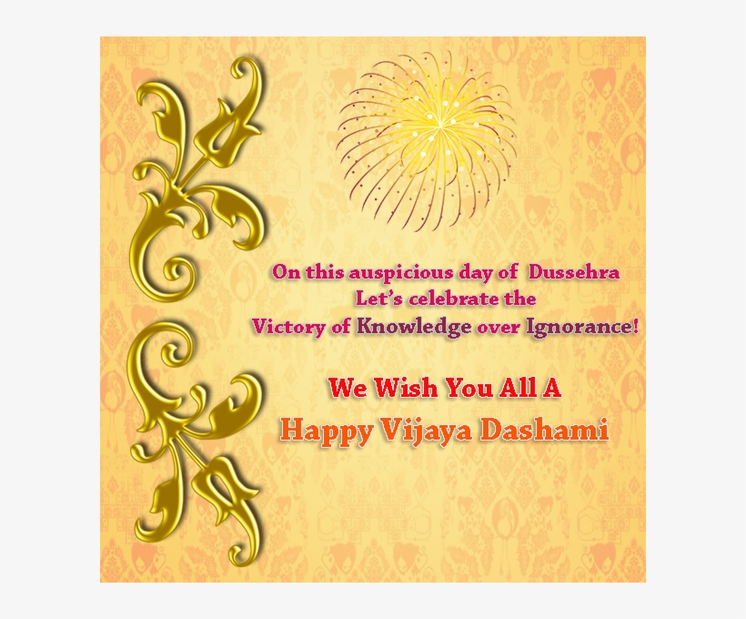 A Happy Vijaya Dashami - Calligraphy, transparent png #2519823