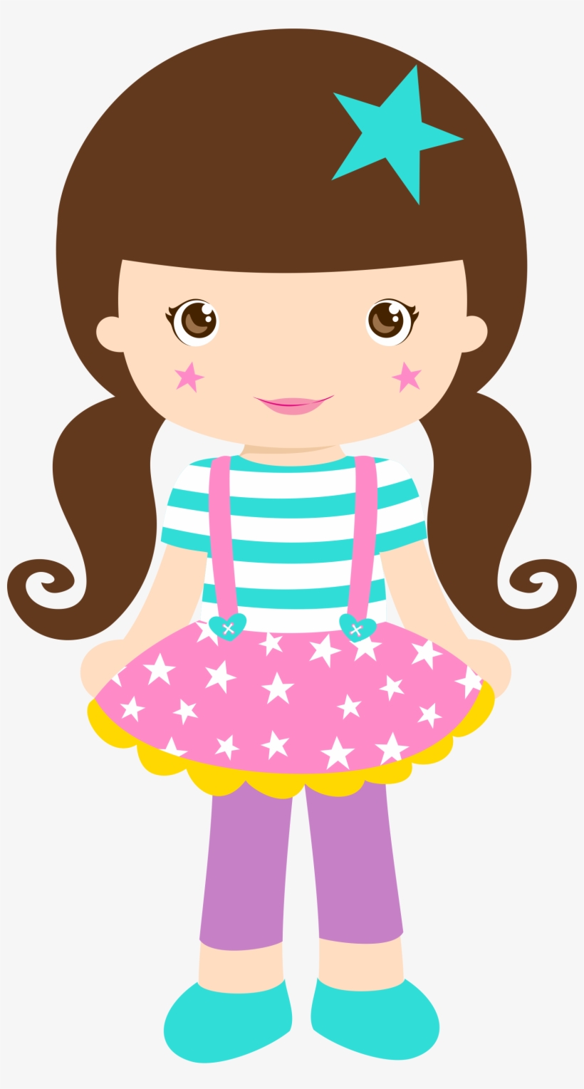 Circus Clipart Girls - Personagens Circo Rosa Png, transparent png #2519936