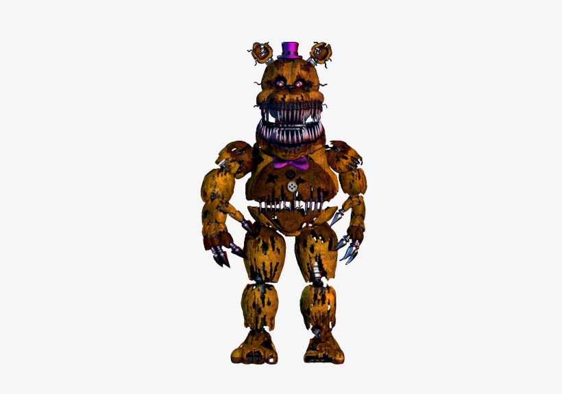 Nightmare Fredbear Full Body Thankyou Image - Five Nights At Freddy's All Freddys, transparent png #2520009