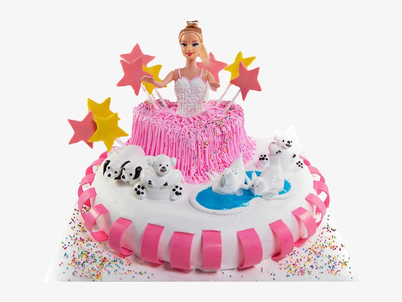 Barbie In Wonderland Cake - Cake Bee In Coimbatore, transparent png #2520242
