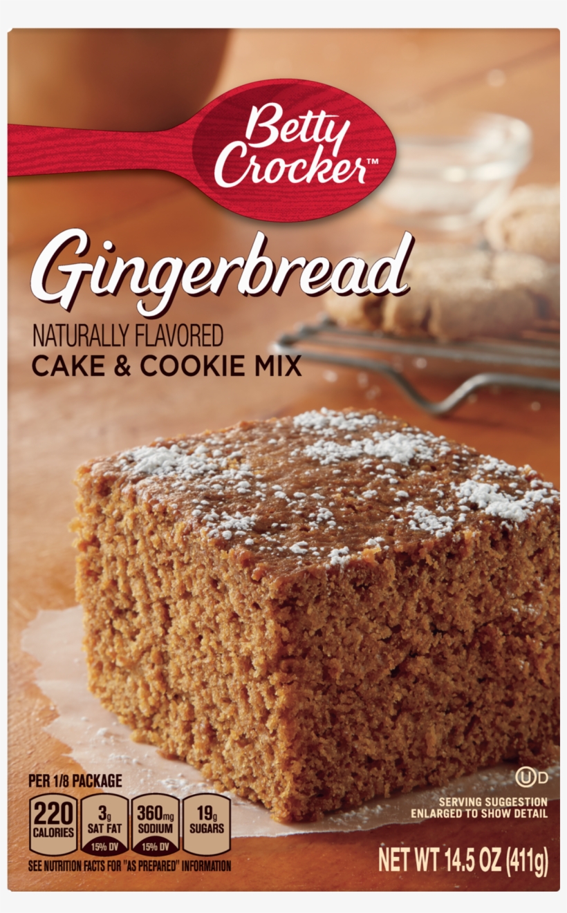 Betty Crocker Cake & Cookie Mix Gingerbread 14.5, transparent png #2520272