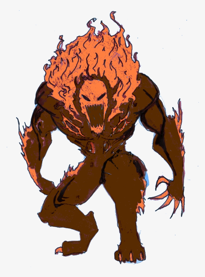 Previous - Demonio De Fuego Png, transparent png #2520579