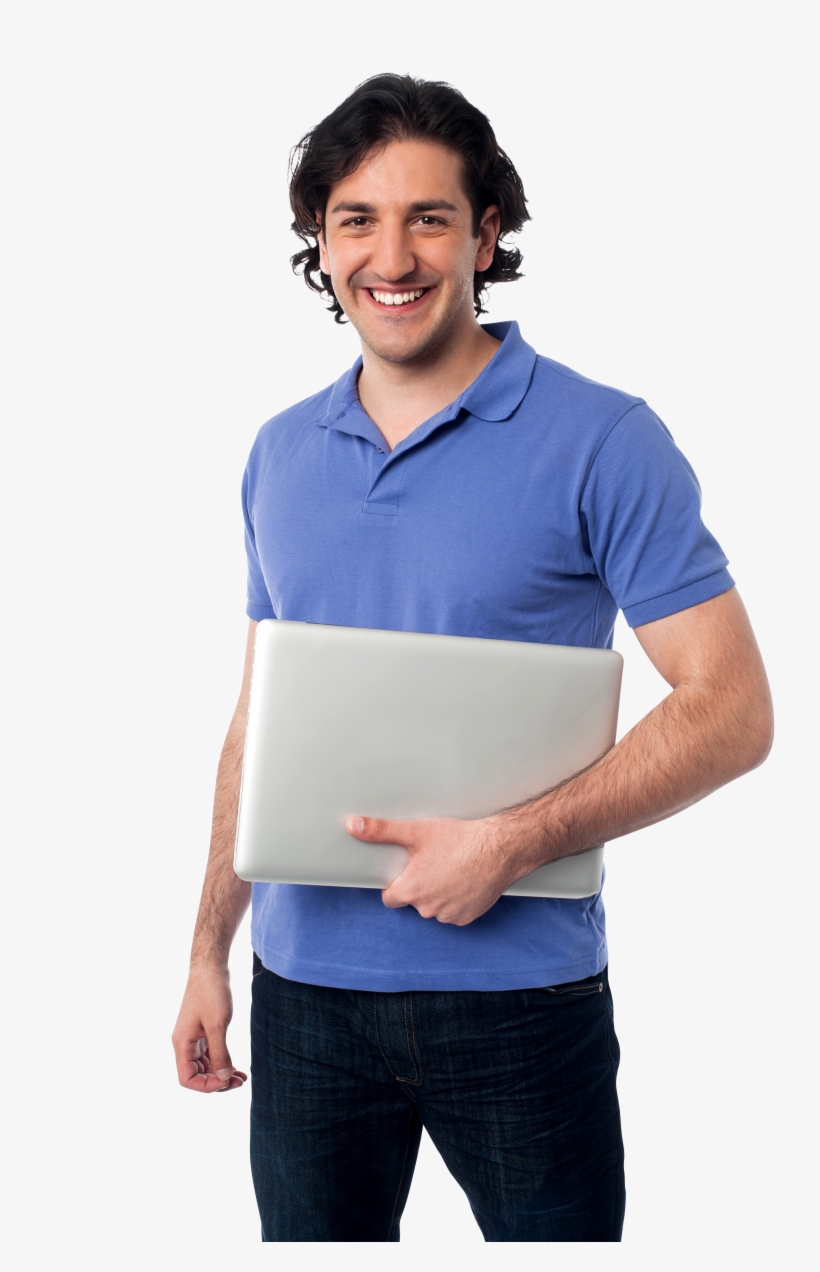 Men With Laptop Png Image - Mx Slim Sleeve - Fits 13" Macbook Air & Macbook, transparent png #2520902