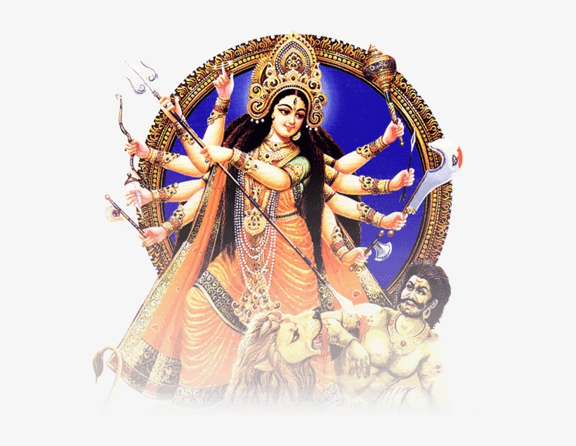 Durga Maa Clipart Png, transparent png #2520961