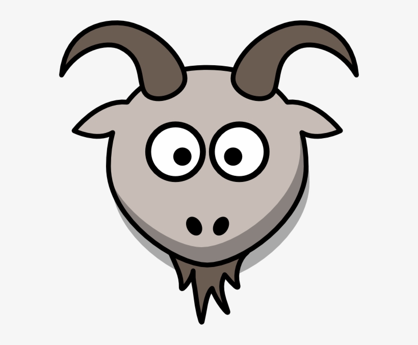 Goat Transparent Cartoon - Cartoon Goat Head Transparent, transparent png #2521094