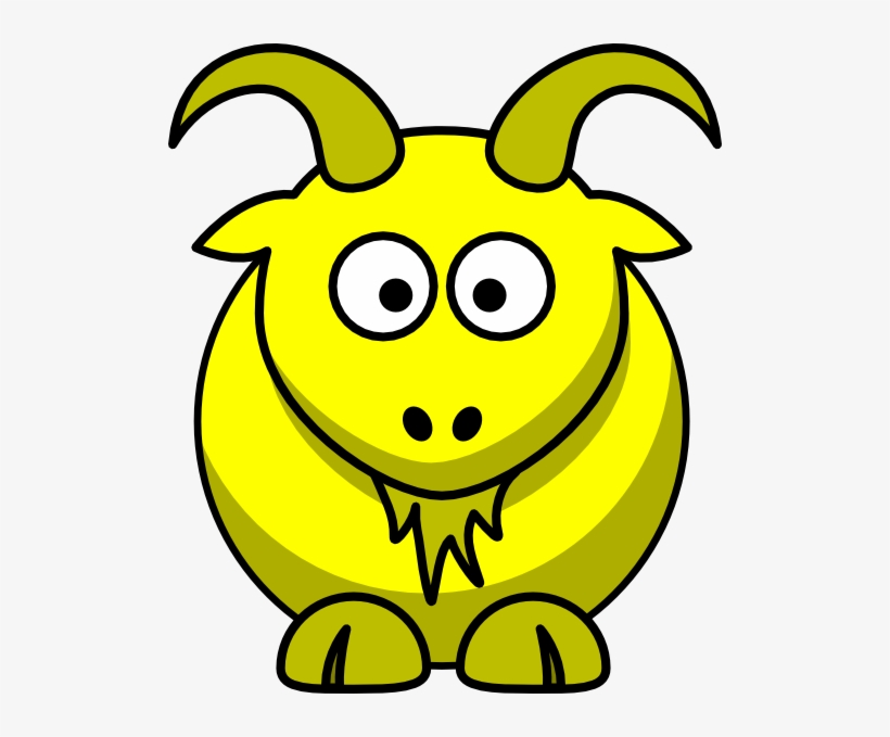 Small - Cartoon Goat, transparent png #2521172