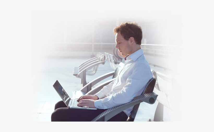 Man Laptop 1 - Business, transparent png #2521374