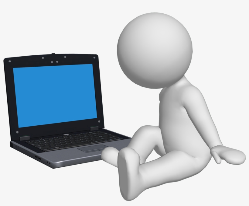Man With Laptop Computer How Can I Assess And Remove - Una Persona Con Una Laptop Animado, transparent png #2521420