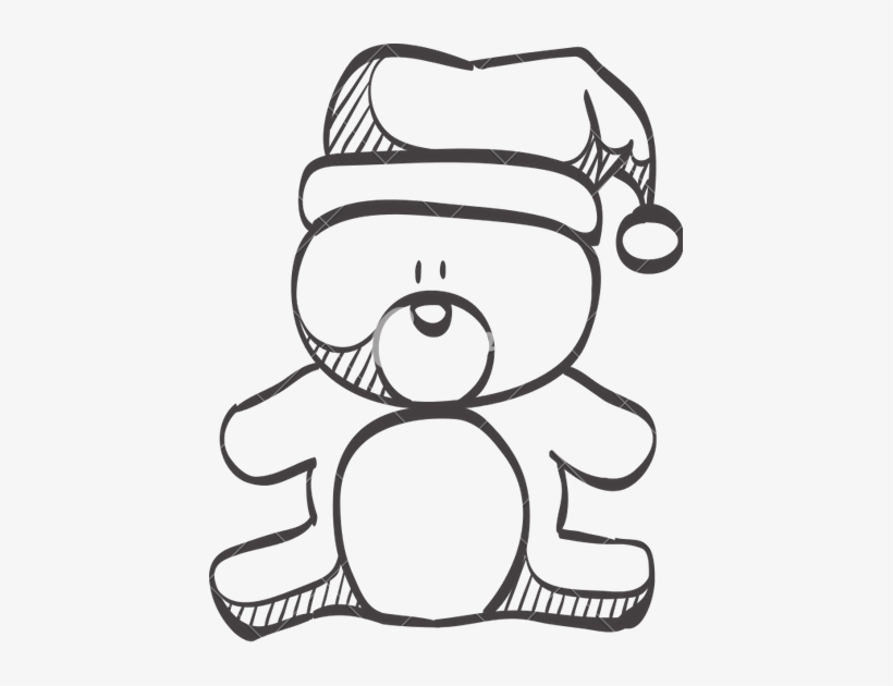 Clip Art Stock At Getdrawings Com Free For Personal - Christmas Teddy Bear Doodle, transparent png #2521547