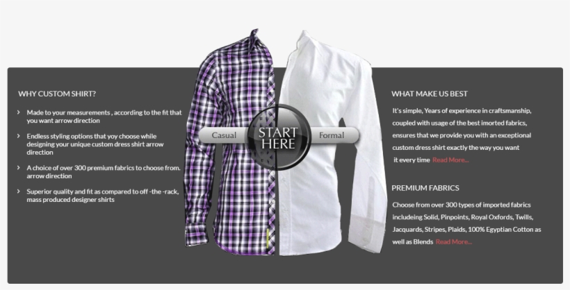 Custom Made Dress Shirts - Egyptian Cotton Shirting Fabric, transparent png #2521959