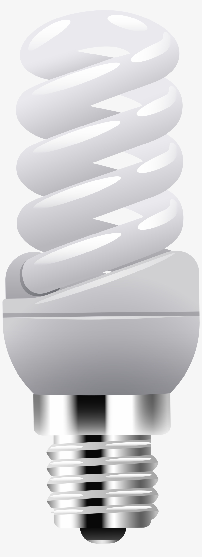 Energy Saving Bulb Png Clip Art - Monochrome, transparent png #2522178