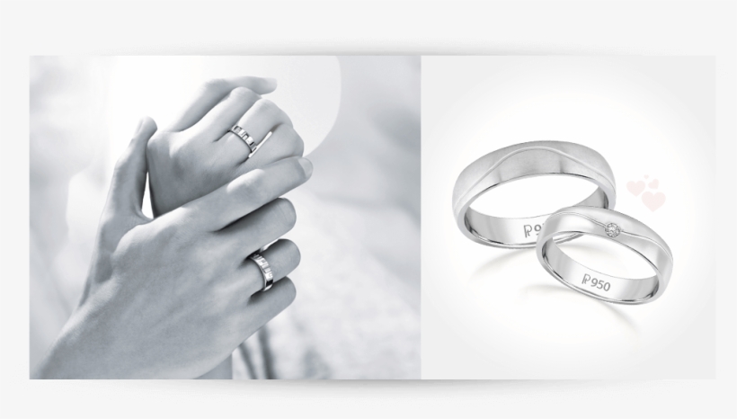Platinum Wedding Bands - Love Bands Platinum Rings, transparent png #2522415