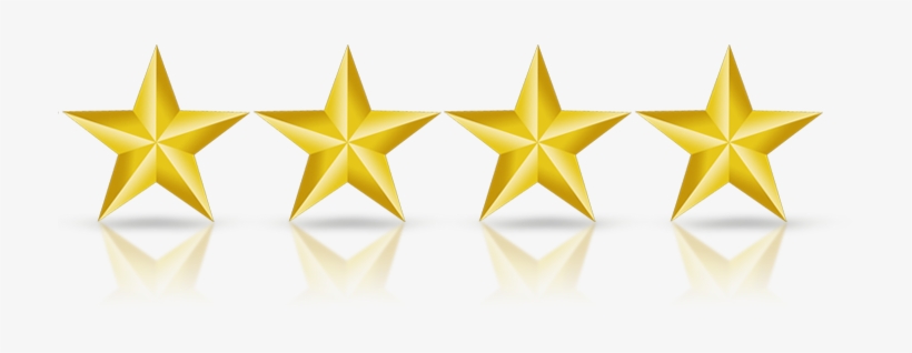 4-star - Stars In A Line, transparent png #2522572