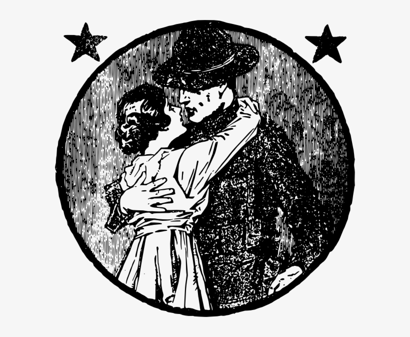 How To Set Use Kissing Couple Clipart, transparent png #2522962