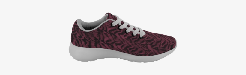 Akai Dark Red Tiger Striped Ergonomic High Performance - Sneakers, transparent png #2523396