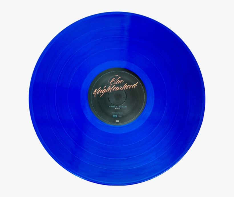 Blue Vinyl Record Png - Troye Sivan: Blue Neighbourhood Cd, transparent png #2523416
